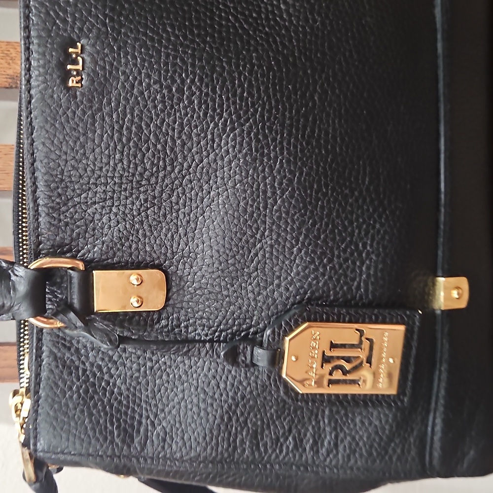 The Structured Satchel Lauren by Ralph Lauren Morrison Satchel - Picture 2 of 16